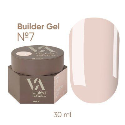 Білдер гель Valeri Builder Gel #07, 30 мл 5378 фото