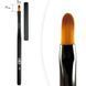 Кисть для геля Gel Brush Oval ART #5, 11 мм 4463 фото 1