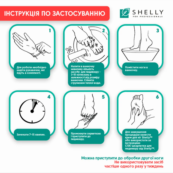 СПА-ванна для прискореної підготовки до манікюру і педикюру М'яке Лезо Shelly, 500 мл 3603 фото