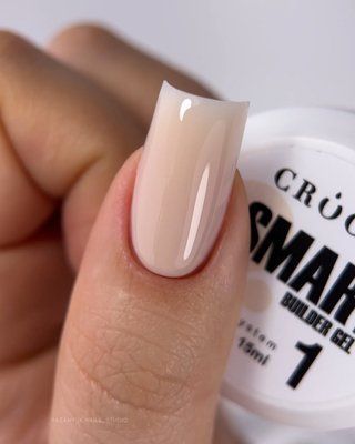 Билдер гель Crooz Smart Gel #01, 15 мл 5242 фото