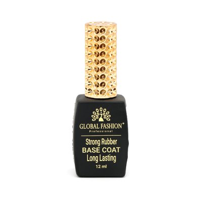 Каучукова база для гель лаку Global Fashion Strong Long Lasting Base Coat, 12 мл 001 фото