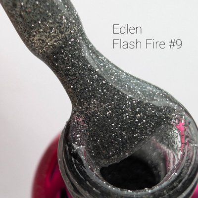 Светоотражающий гель лак Edlen Flash Fire #09, 9 мл 4900 фото