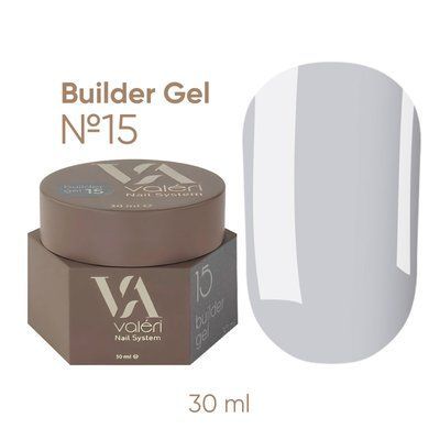 Білдер гель Valeri Builder Gel #15, 30 мл 5390 фото