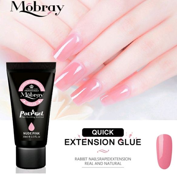 Полігель Mobray Nude Pink, 30 мл 899 фото