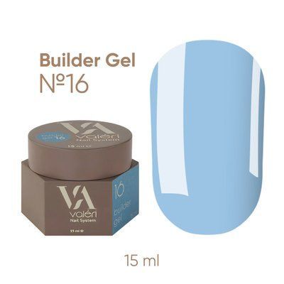 Білдер гель Valeri Builder Gel #16, 15 мл 5391 фото