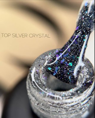 Світловідбиваючий топ Crooz Crystal Silver Top, 8 мл 802 фото