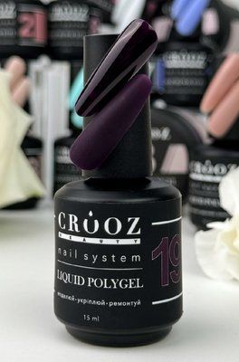 Рідкий полігель Crooz Liquid Polygel #19, 15 мл 4456 фото