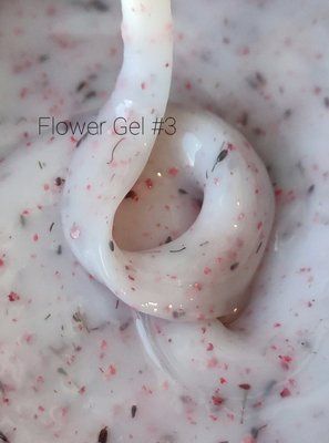 Гель Flower Gel #3 с сухоцветами, 15  г 5297 фото