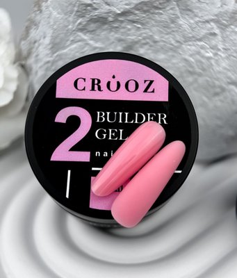 Білдер гель Crooz One Phase Builder Gel #2 Warm Pink, 30 мл 2868 фото