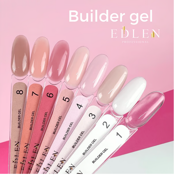 Гель для нарощування Edlen Builder Gel #2 Молочний, 15 мл 4956 фото