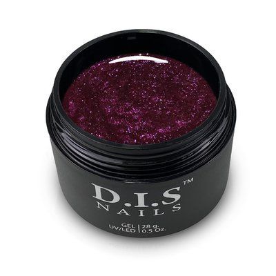 Гель D.I.S Nails Hard Wine & Shimmer, 28 г 2466 фото