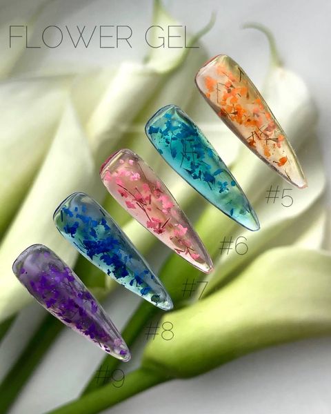 Гель з сухоцвітами Crooz Flower Gel #7, 5 мл 788 фото