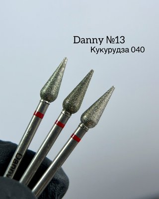 Алмазна фреза морквина червона Danny 4 мм 2723 фото