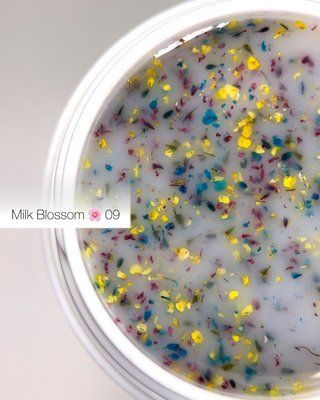 Гель с сухоцветами Danny Milk Blossom #09, 15 мл 5448 фото