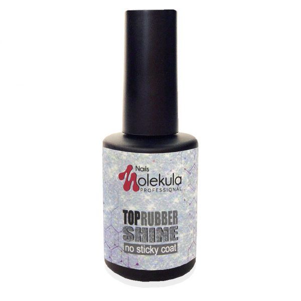 Топ Nails Molekula Rubber Shine, 12 мл 161 фото