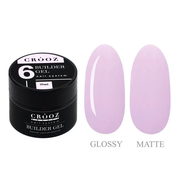 Білдер гель Crooz One Phase Builder Gel #6 Lilac Blush, 30 мл 2875 фото