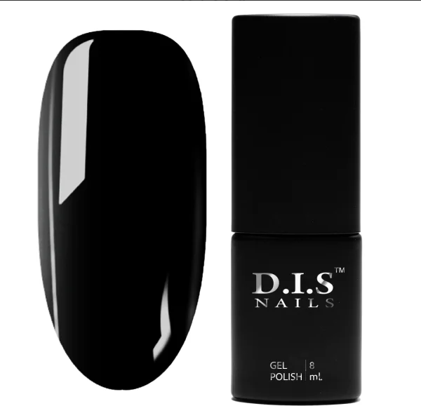 Гель лак DIS Color Gel Polish #002 Черный, 8 мл 5794 фото