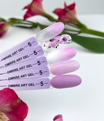 Гель краска для градиента Crooz 5в1 Art Gel Ombre #05, 3 мл 5256 фото