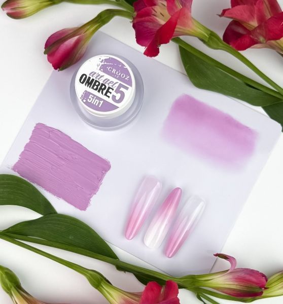 Гель краска для градиента Crooz 5в1 Art Gel Ombre #05, 3 мл 5256 фото