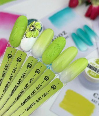 Гель краска для градиента Crooz 5в1 Art Gel Ombre #10, 3 мл 5258 фото