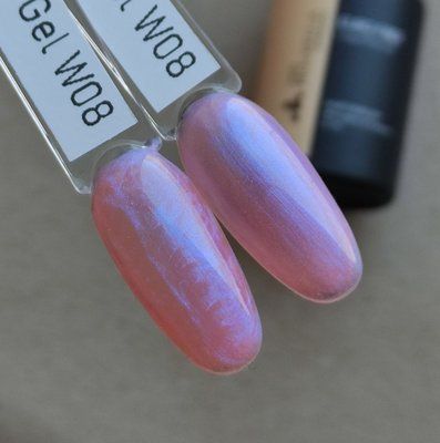 Жидкий полигель Molekula Euro Fiber Gel W08 Северное сияние, 12 мл 3374 фото