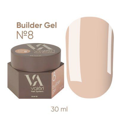 Білдер гель Valeri Builder Gel #08, 30 мл 5380 фото