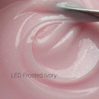 Гель LED Frosted Ivory, 15 г 5721 фото