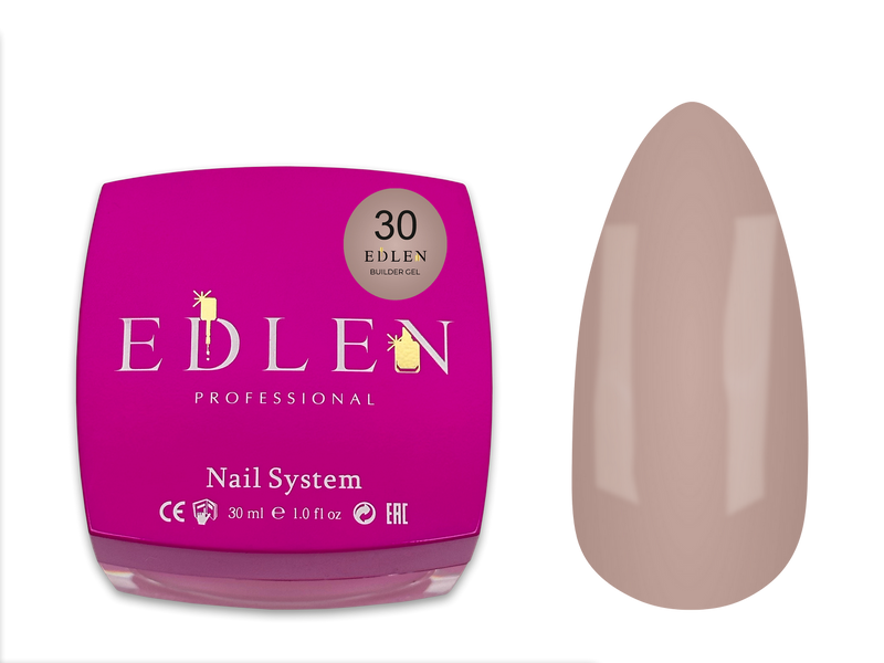 Билдер гель Edlen Office Builder Gel #30, 30 мл 5107 фото