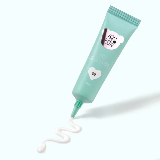 Гель для об'ємних дизайнів You Are Cute 3D Jelly Gel #2, 15 мл 5849 фото