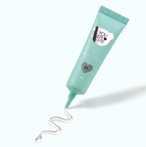 Гель для об'ємних дизайнів You Are Cute 3D Jelly Gel #1, 15 мл 5850 фото
