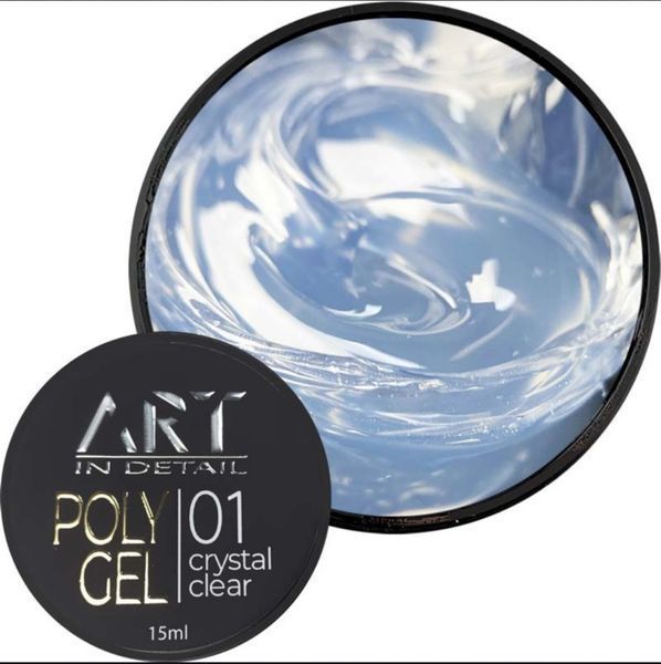 Полигель ART POLYGEL #01 Crystal Clear, 15 мл 4274 фото