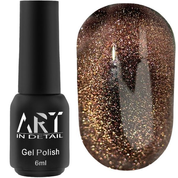 Гель лак кошаче око ART Charm Cat Eye #CC010, 6 мл 4622 фото