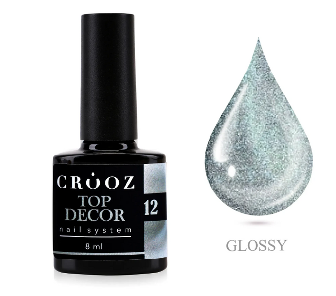 Топ Crooz Top Decor с эффектом кошачьего глаза #12, 8 мл 5659 фото