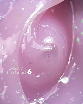 Білдер гель з поталлю Valeri Dream Builder Gel #06, 15 мл 5479 фото