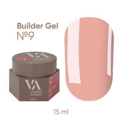 Білдер гель Valeri Builder Gel #09, 15 мл 5381 фото