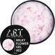 Гель з сухоцвітами ART Builder Gel Milky Flowers #02, 15 мл 4139 фото 2