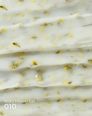 Гель с сухоцветами ART Builder Gel Milky Flowers #10, 15 мл 5468 фото