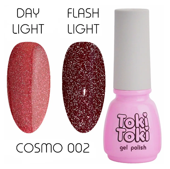 Світловідбивний гель лак Toki Toki Cosmo #02, 5 мл 380 фото