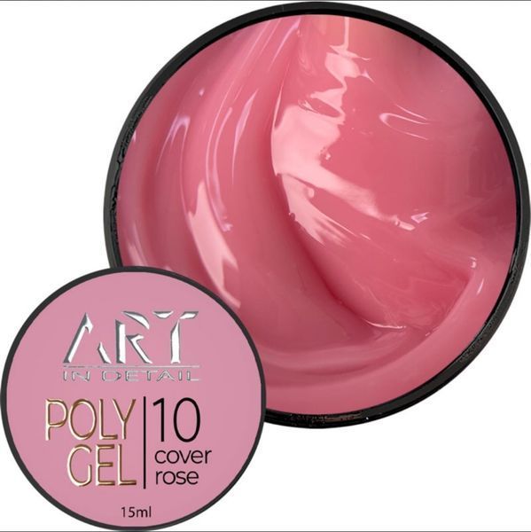Полигель ART POLYGEL #10 Cover Rose, 15 мл 4283 фото