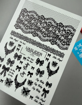 Слайдер UAslider #775 Кружево черное 5274 фото