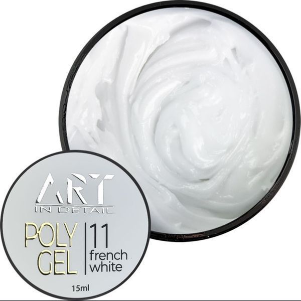 Полигель ART POLYGEL #11 French White, 15 мл 4284 фото