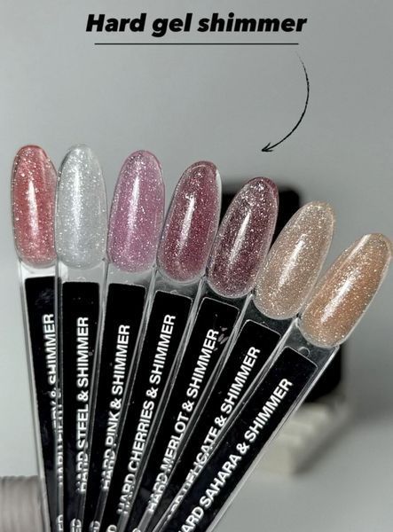 Гель D.I.S Nails Hard Pink & Shimmer, 28 г 3294 фото