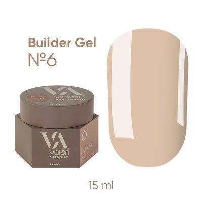 Білдер гель Valeri Builder Gel #06, 15 мл 5375 фото