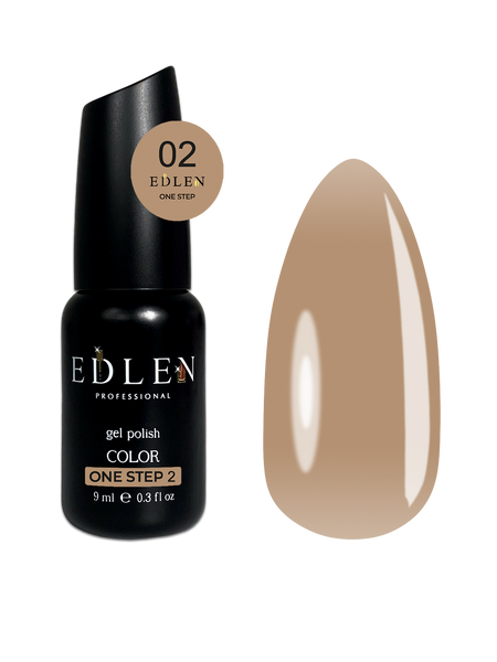 Однофазный гель лак Edlen One Step #02, 9 мл 5669 фото