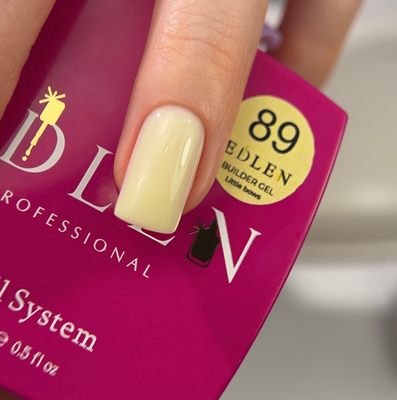Билдер гель Edlen Builder Gel Little Bows #89, 15 мл 5335 фото