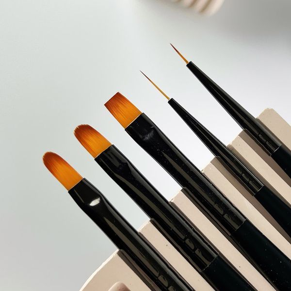 Кисть для геля Gel Brush Square ART #3, 9 мм 4465 фото