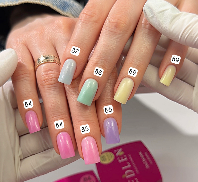 Билдер гель Edlen Builder Gel Little Bows #89, 15 мл 5335 фото